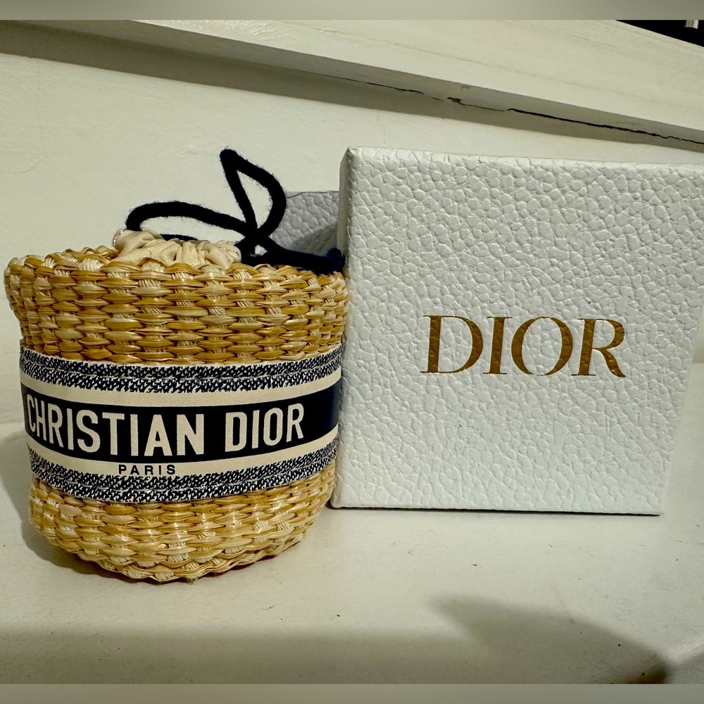 Christian Dior small straw bag - Brand new